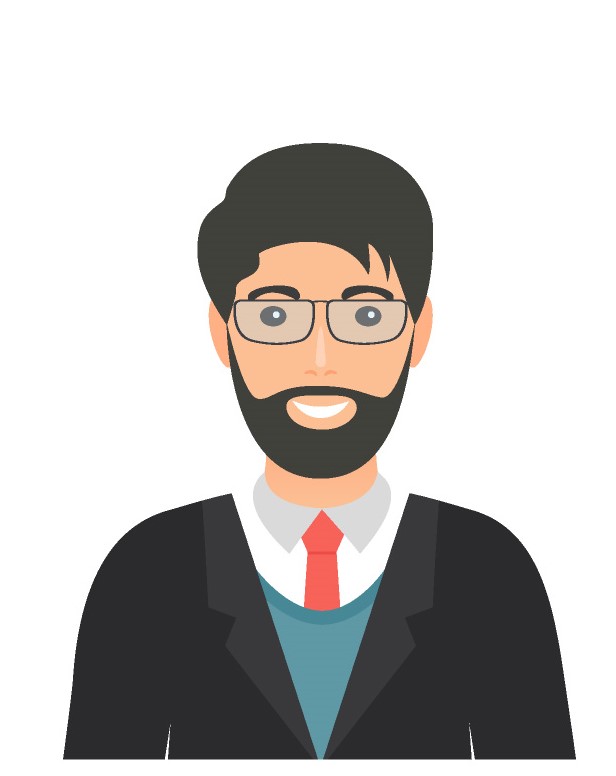 People avatar. Business person icon. Vector illustration. Flat design.